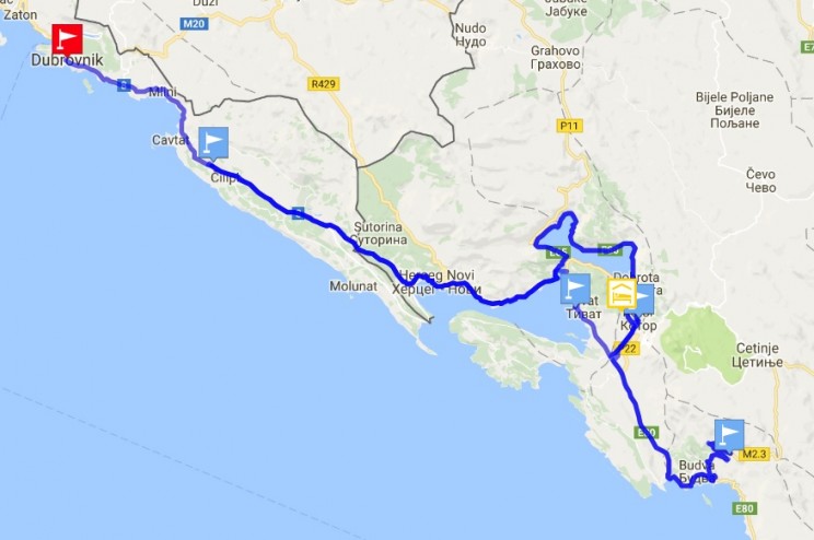 Dubrovnik - Kotor Road trip